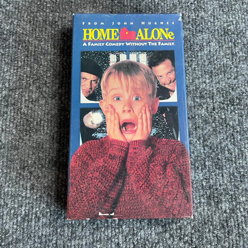 Home Alone VHS 1991 Fox Video Macaulay Culkin John Hughes Comedy 1866 Pepsi Logo